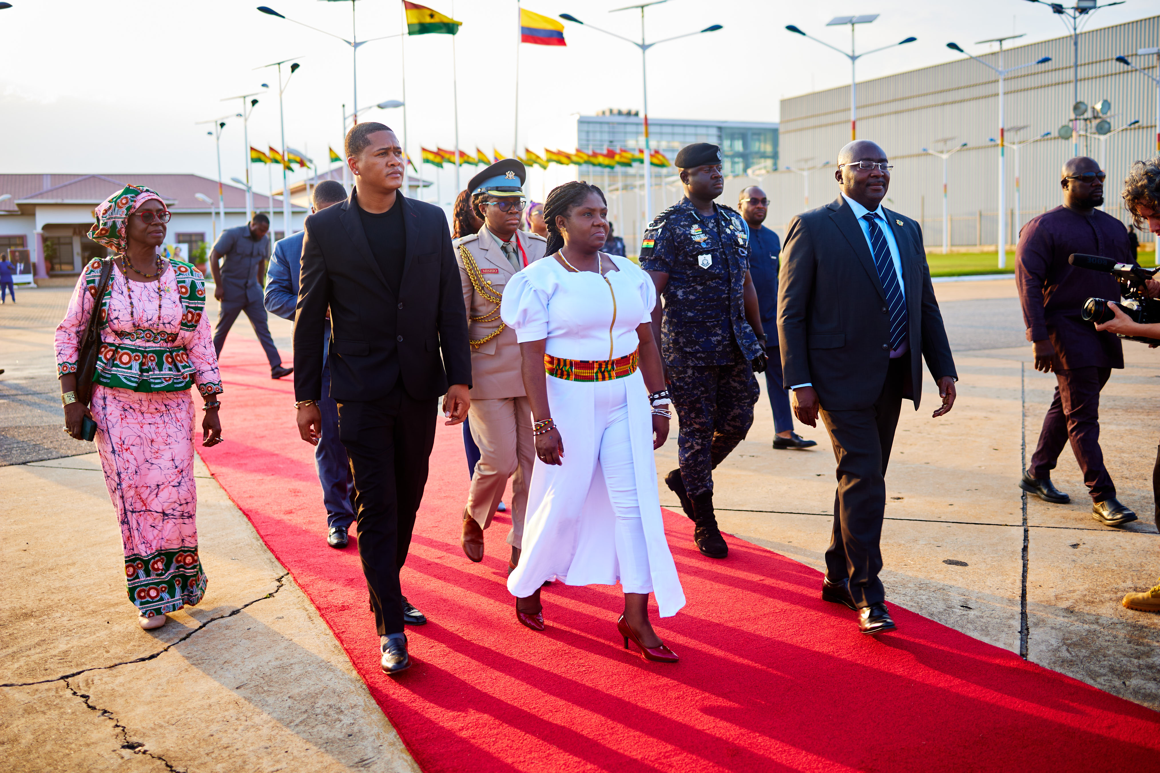 Primera visita oficial de la vicepresidenta de Colombia, Francia Márquez Mina, a Ghana