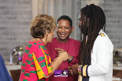 Lanzamiento de la bandera de la 6ª región de África en Ghana