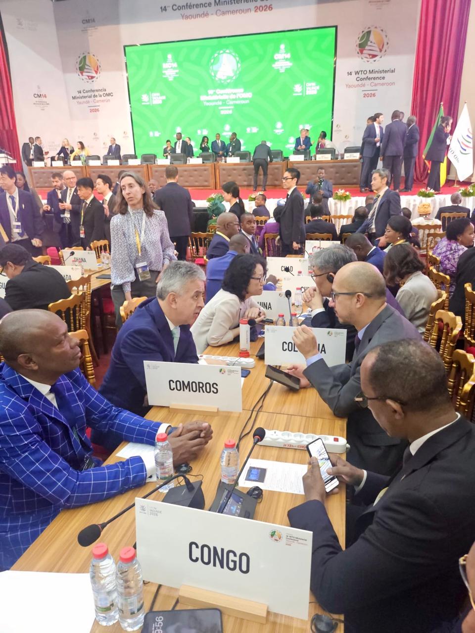 La Embajada de Colombia en Ghana, concurrente para Camerún, participó y acompañó a la delegación colombiana en la a 14ª Conferencia Ministerial de la OMC