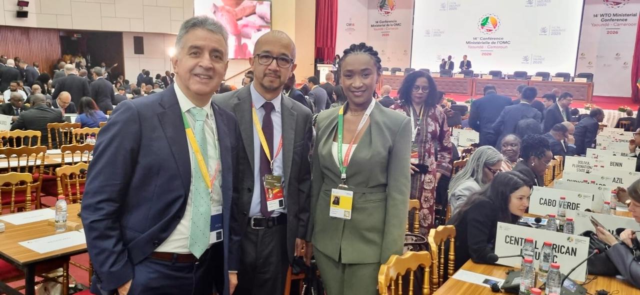 La Embajada de Colombia en Ghana, concurrente para Camerún, participó y acompañó a la delegación colombiana en la a 14ª Conferencia Ministerial de la OMC