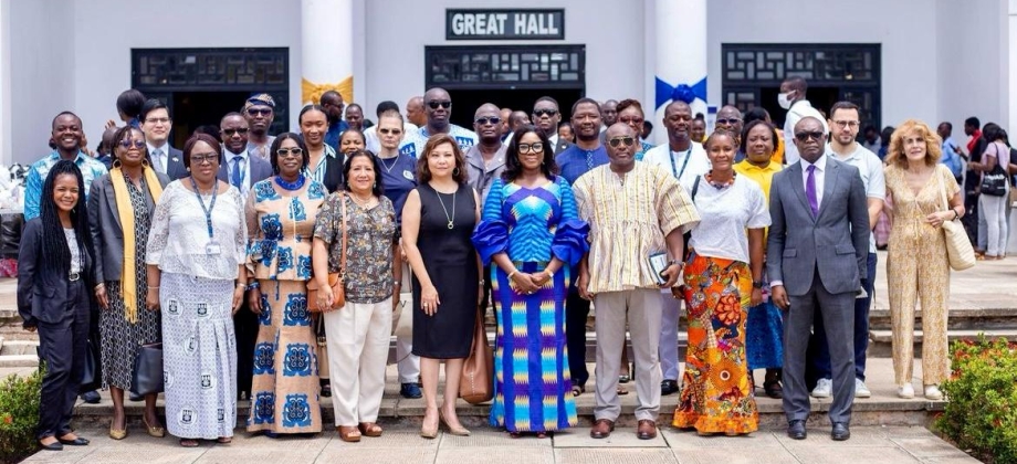 Embajada de Colombia participó en la celebración del Aniversario No. 60 del Departamento de Lenguas Modernas de la Universidad de Ghana