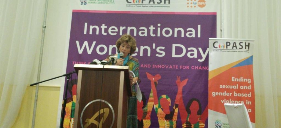 La Embajadora Claudia Turbay Quintero represento a las mujeres embajadoras en Ghana en Copash 