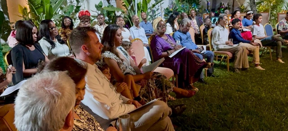 Embajada de Colombia en Ghana celebró la novena de navidad con connacionales