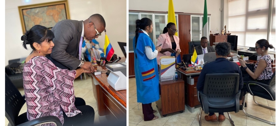 El Consulado de Colombia en Accra brindó atención a connacionales en Abuja -Nigeria