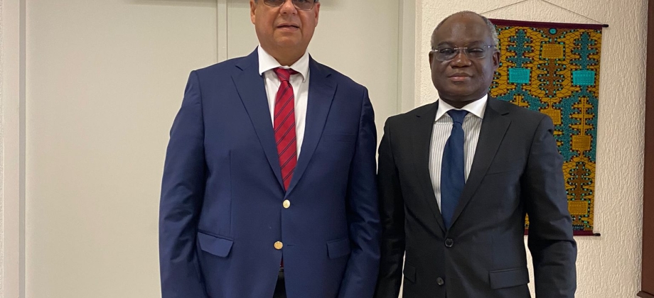 Embajador de Colombia Fernando Grillo sostuvo un encuentro con el Embajador en Ghana 