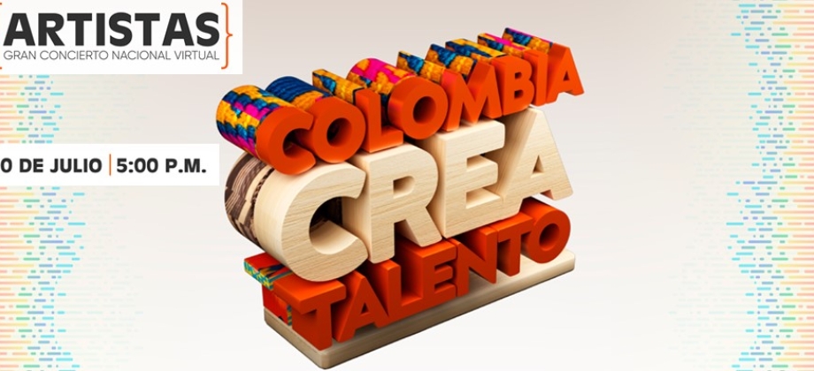 La Embajada en Ghana invita al concierto virtual 'Colombia Crea Talento' para conmemorar el Día de la Independencia 