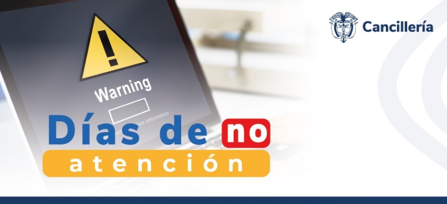 Se suspende del 13 al 18 de marzo de 2024 la atención al público en la sede de la Embajada de Colombia en Ghana