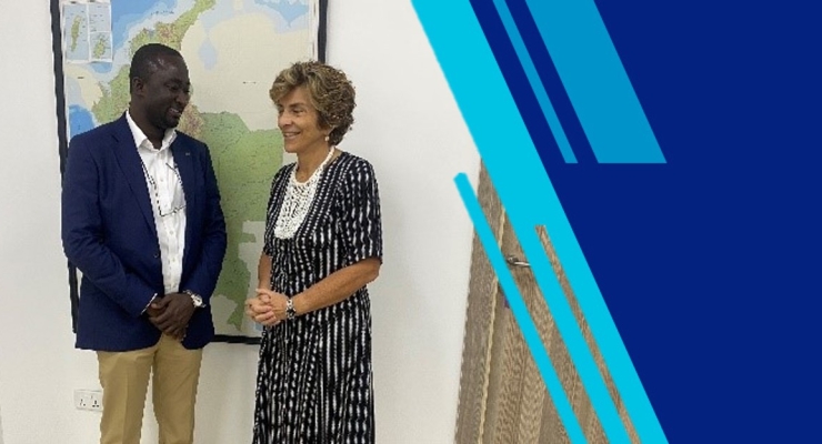Embajadora de Colombia en Ghana se reunió con el director ejecutivo de la organización Green Cross International